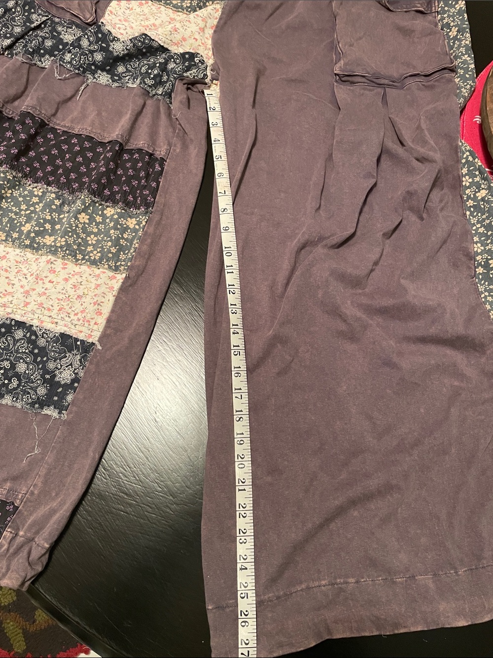 Boho Patchwork woman’s Pants in Gray Oli and Hali - Picture 8 of 8